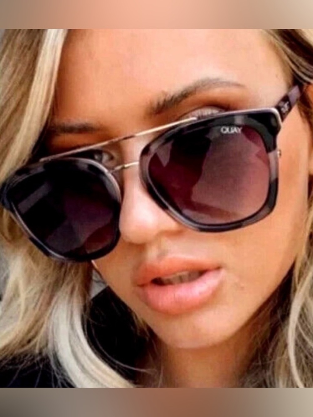 NEW! Rare Quay milky tortoise Sweet Dreams 😎 sunglasses